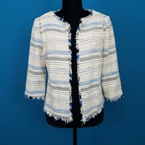 🤠🐎 AMERICAN RAG Western Fringe Jacket with Embellishments